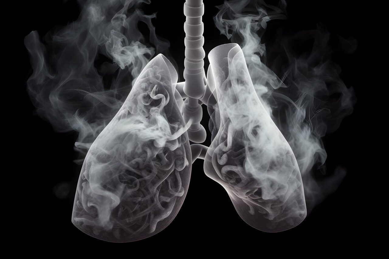 흡연은 폐 질환의 근본적인 원인을 제공한다 / Designed by Freepik (https://www.freepik.com/)