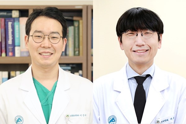 서울아산병원 마취통증의학과 이상욱 교수(좌), 비뇨의학과 서준교 교수(우) / 출처 : 서울아산병원 뉴스룸