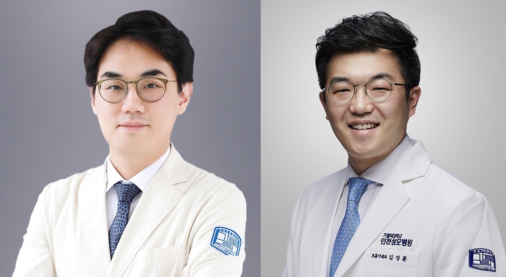 서울성모병원 호흡기내과 민진수 교수(좌)와 인천성모병원 호흡기내과 김경훈 교수(우) / 출처 : 가톨릭대학교 서울성모병원 홈페이지