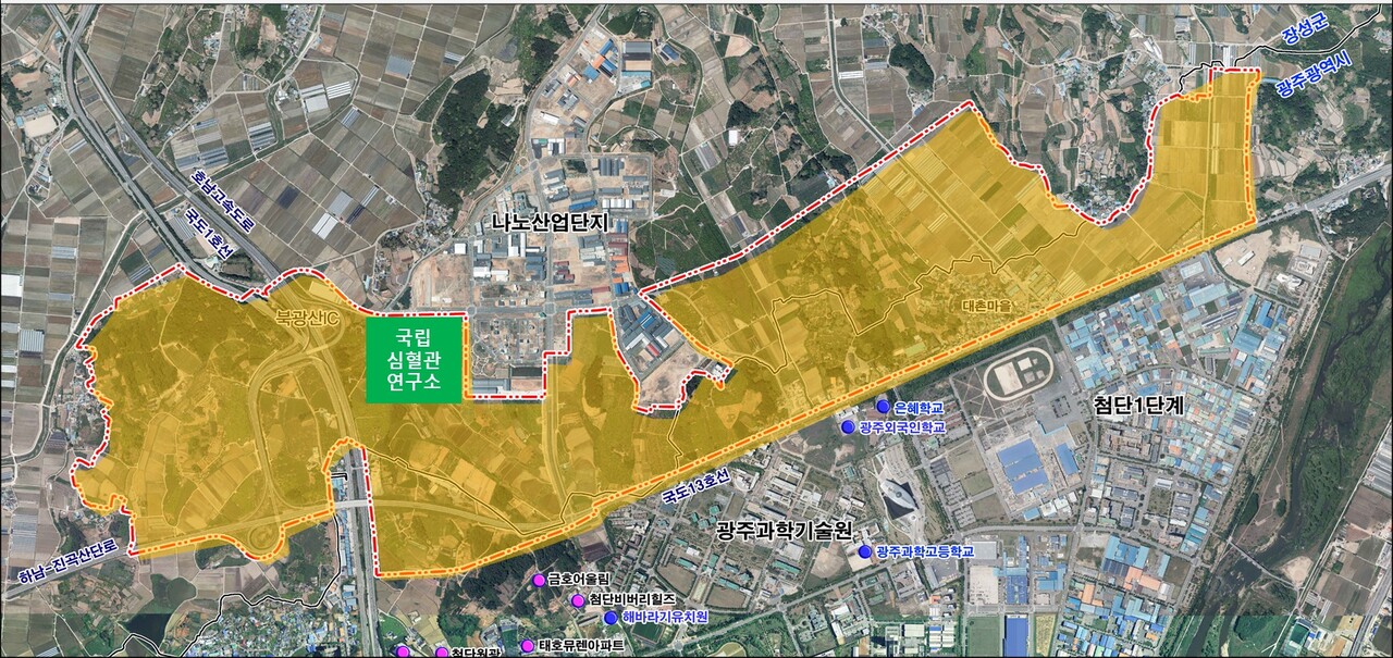 국립 심뇌혈관센터 건립 예정지 / 출처 : 질병관리청