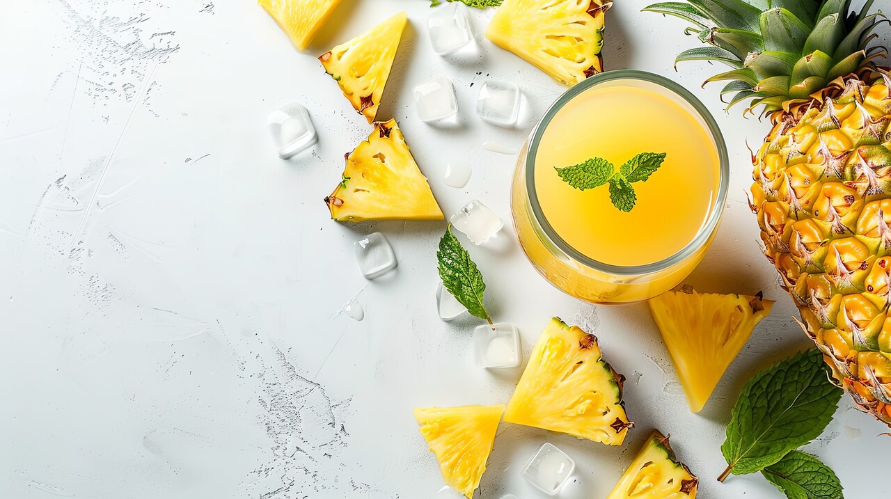 파인애플은 단백질 소화 효소를 포함하고 있어 소화에 도움이 된다 / 이미지 출처 : 모션 엘리먼츠