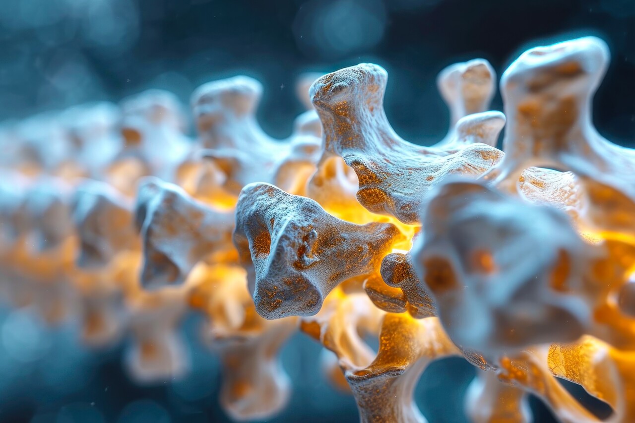 테스토스테론의 영향으로 남성은 상대적으로 높은 골밀도를 가지고 있다 / 이미지 출처 : Motion Elements