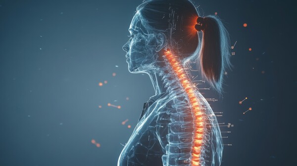 척추는 머리부터 허리까지 연결된 몸의 중심 기둥과도 같다. / 이미지 출처 : Motion Elements