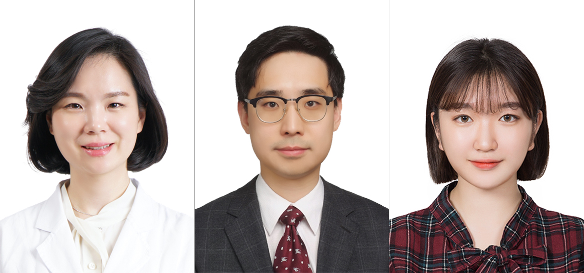 (왼쪽부터) 경희대병원 가정의학과 김선영 교수, 디지털헬스센터 연동건 교수, 김소은 연구원 / 제공 : 경희대학교병원