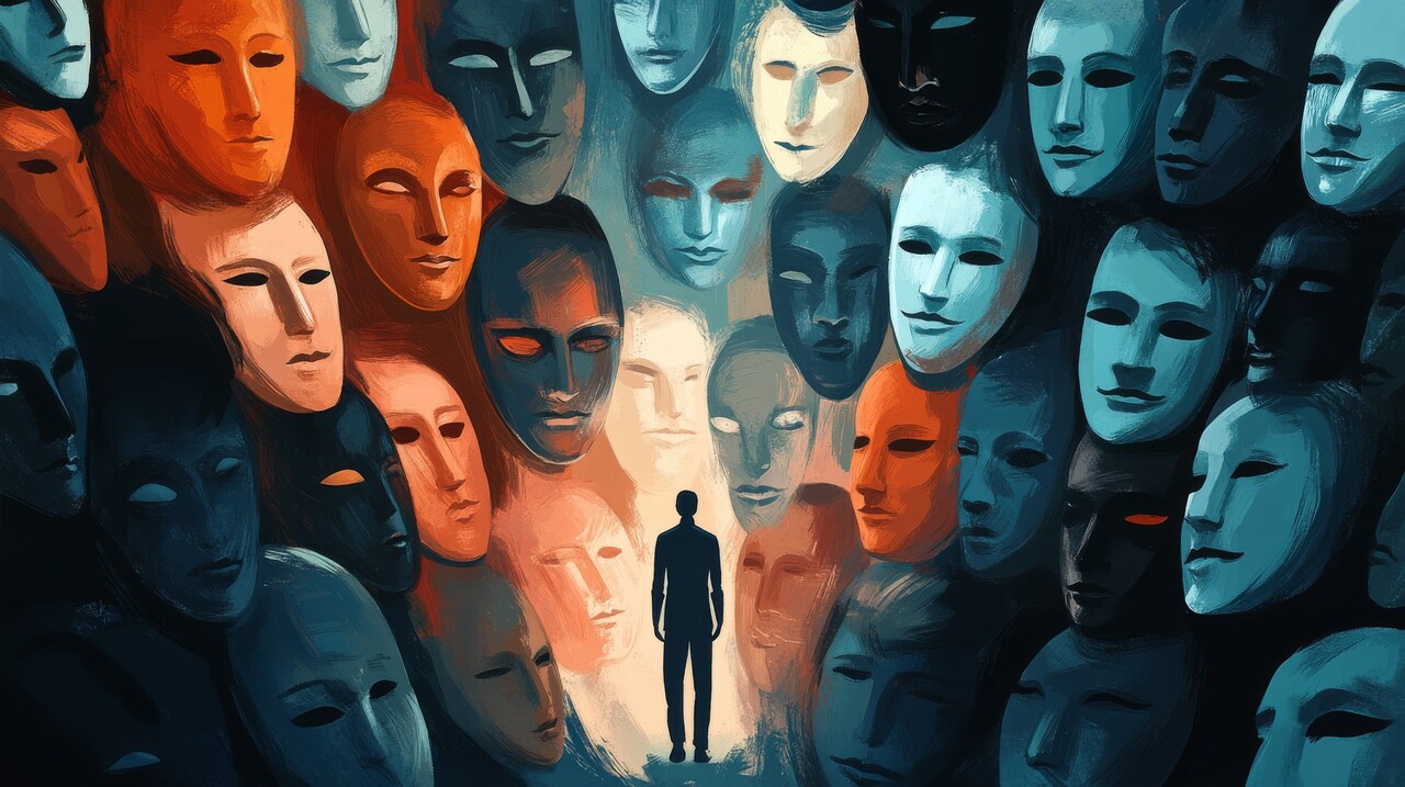 소셜 미디어에서 접하게 되는 누군가의 모습이, 현실에서의 모습과 다를 가능성은 얼마든지 있다 / 이미지 출처 : Motion Elements