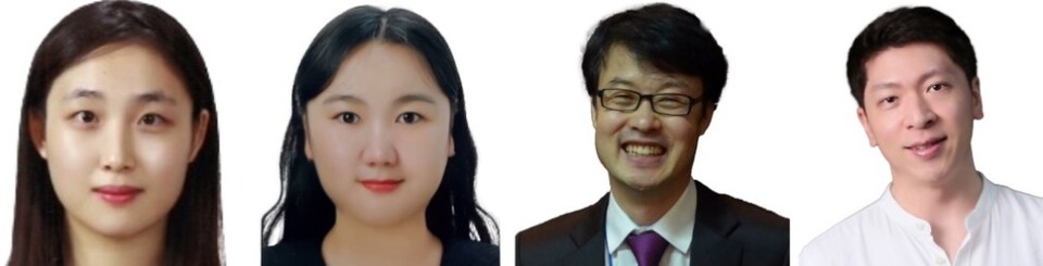 (왼쪽부터) 고려대 KU-KIST융합대학원 김민아 박사과정, ㈜이지다이아텍 김지영 팀장, 정용균 대표, 고대의대 융합의학교실 최낙원 교수 / 출처 : BRIC Bio통신원