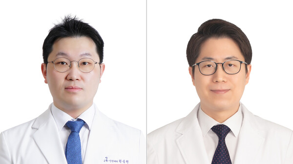 경희대한방병원 중풍뇌질환센터 권승원(좌측), 이한결(우측) 교수 / 제공 : 경희의료원