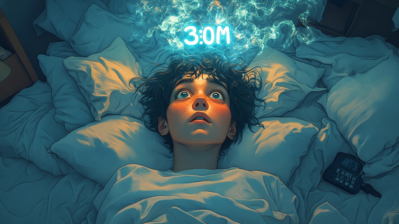 잠이 부족하면 스트레스 호르몬 수치와 염증 수치가 높아질 가능성이 크다 / 이미지 출처 : Motion Elements