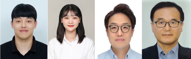 (왼쪽부터) 건국대 석재권 박사, 곽희정 연구원, 김아람 건국대 병원 교수, 조쌍구 건국대 교수 겸 스템엑소원 대표이사