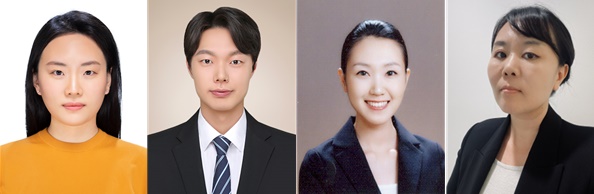 (왼쪽부터) 공동 제1저자 황주연 연구원, 김경현 연구원, 공동 교신저자 국립암센터 김현진 교수, 성균관대 김기주 교수 / 출처: BRIC Bio통신원