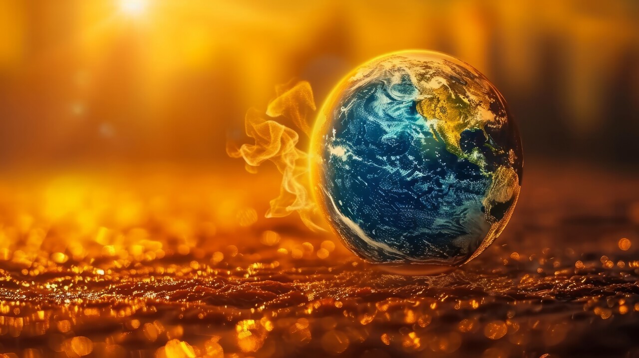 지구 온난화는 '환경 문제' 뿐만 아니라 '인류의 생존'과도 연결지어 생각할 필요가 있다 / 이미지 출처 : Motion Elements