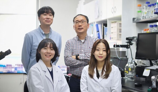 (우측 위부터 반시계방향으로) DGIST 예경무 교수, 서대하 교수, 신지원 박사과정생, 장주희 박사과정생 / 출처 : BRIC Bio통신원