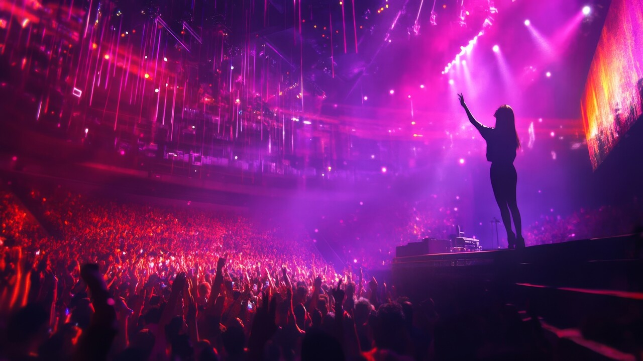 라이브 공연에서 생생한 전율을 느낀다면, 뇌의 오피오이드 수용체가 더 많기 때문일 수 있다 / 이미지 출처 : Motion Elements