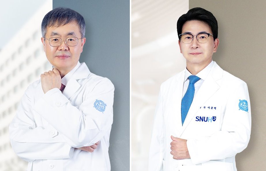 분당서울대병원 내분비대사내과 장학철 교수(좌)와 호흡기내과 이춘택 교수(우) / 출처 : 분당서울대병원 홈페이지