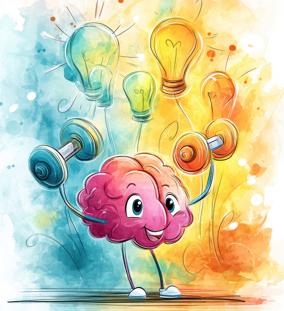 뇌를 활발하게 사용하는 것이 인지 기능 발달을 위한 기본이다 / 이미지 출처 : Motion Elements