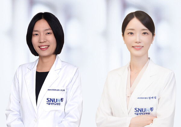 [사진 왼쪽부터] 완화의료임상윤리센터 유신혜, 정예설 교수